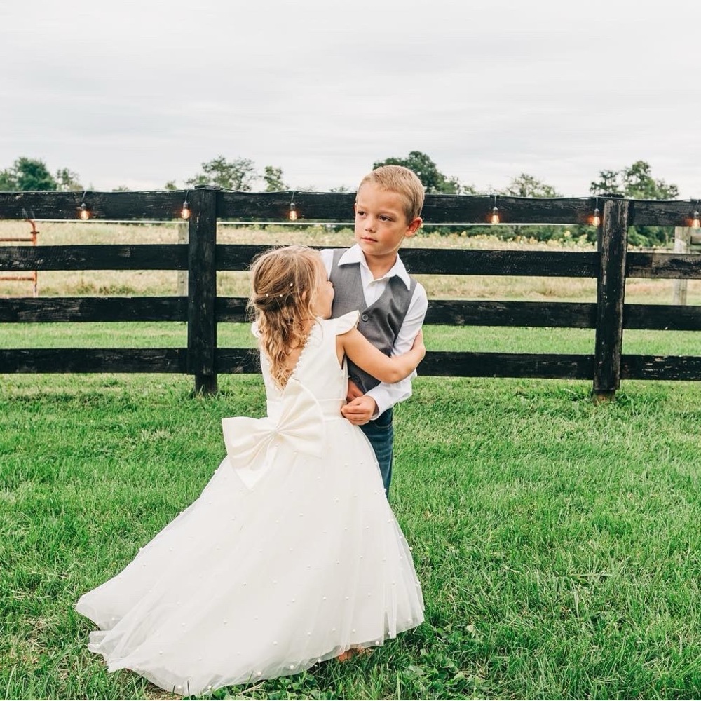 Elegant Cream Tulle Dress